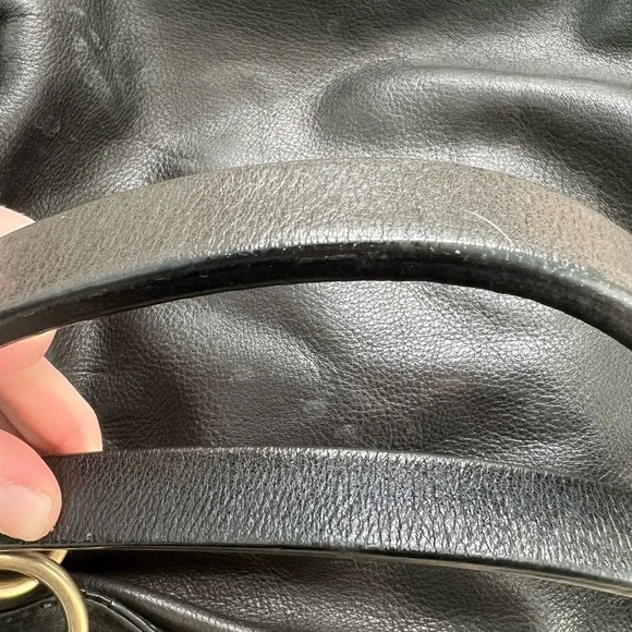 Juicy Couture Vintage Lambskin Shoulder Bag with Brass Accents - Picture 7 of 7